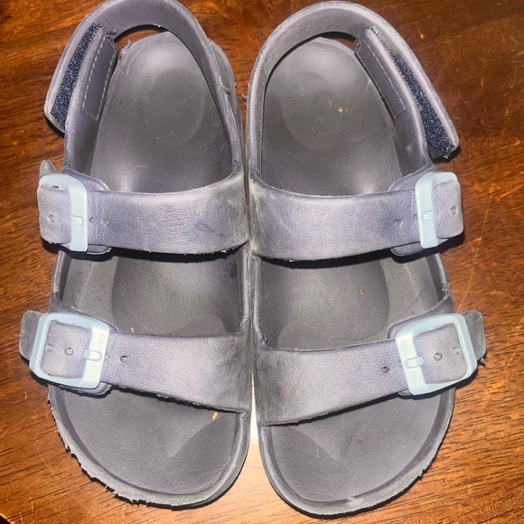 Kids Dark Blue Sandals - Picture 1 of 3